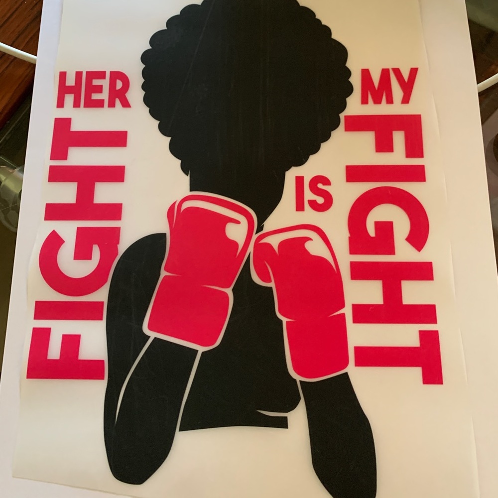 Heat press transfer